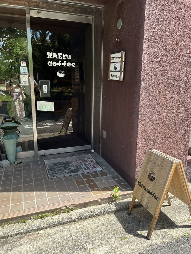 Cute little “frog cafe” 