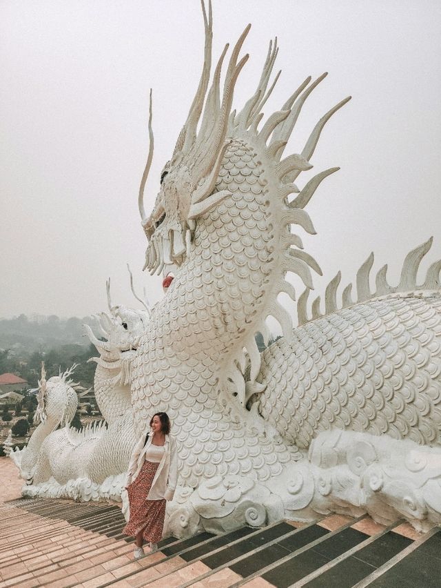 Serene Views and Religious Vibe at Wat Huay Pla Kang 🛕🌸