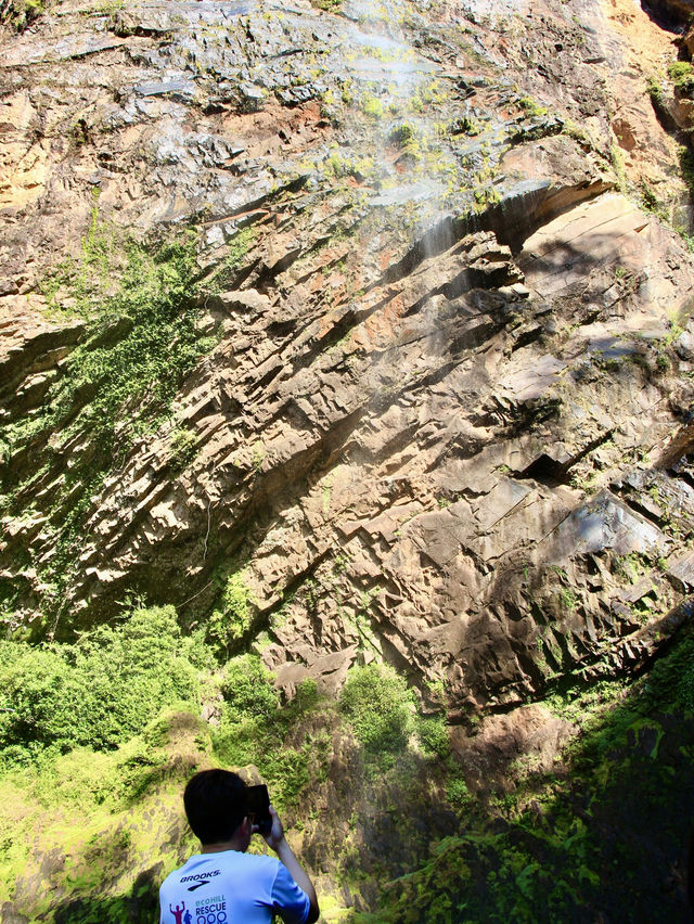 Jungle trails and falling light: chasing the rainbow at Lembing Waterfall 