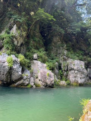 Perfect for summer: Enjoy river activities at "Hatonosu Gorge"