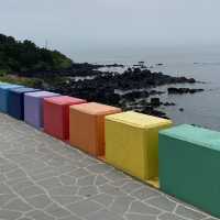 Rainbow of Colors Along Dodudong's Stunning Coast