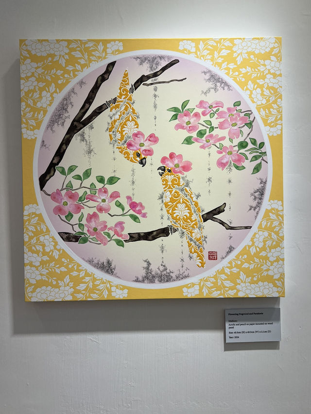 "深沢 尚宏個人作品展《花鳥金語：Golden Whispers》@ 海港城