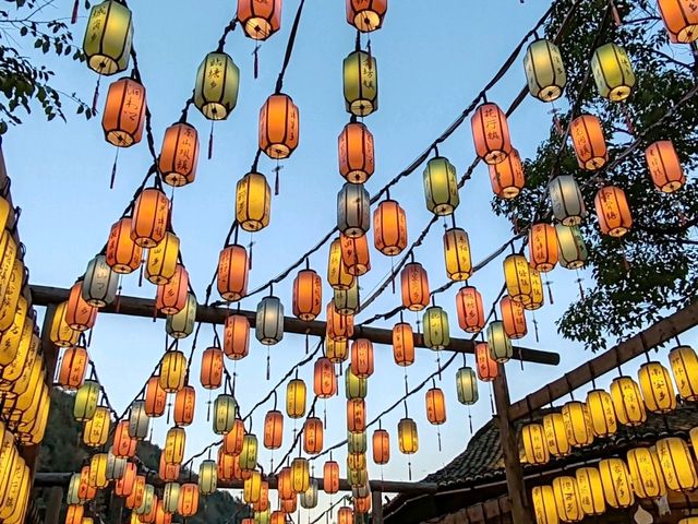 Lantern Lights in Wangxian Valley: A Timeless Glow in the Night