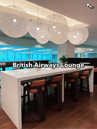 Elegant Retreat: British Airways Lounge at Changi T2