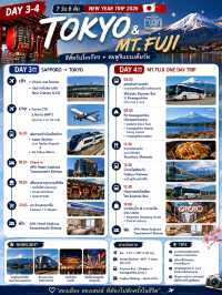 🇯🇵🇨🇳 รีวิวแพลนเที่ยวญี่ปุ่น–จีน 7 วัน 6 คืนHokkaido • Tokyo • Mt.Fuji • Shanghai (Transit)