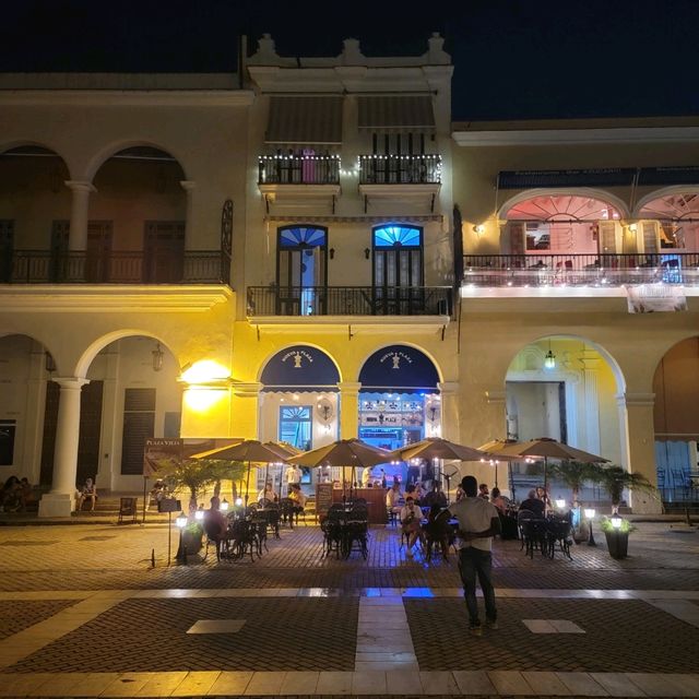 Feel the night magic of Plaza Vieja in Old Havana