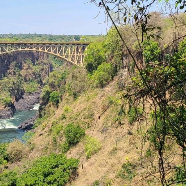 Dry Victoria Falls