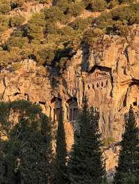 Turkey: Dalyan ancient tombs