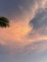 Enjoy sunset in Panagsama beach