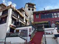 Buddhist Monastery lost high in mountains 