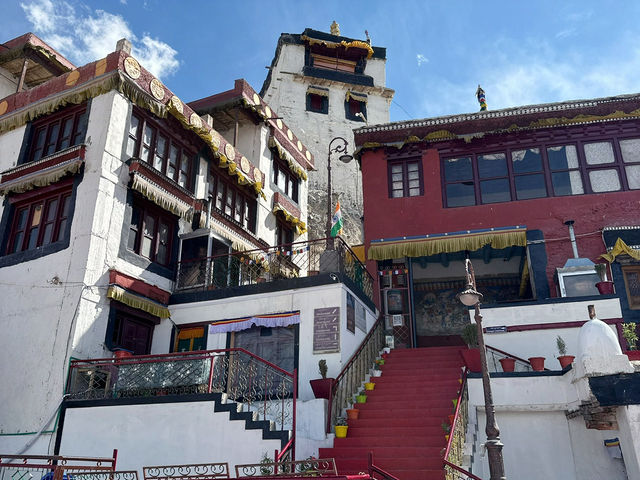 Buddhist Monastery lost high in mountains 