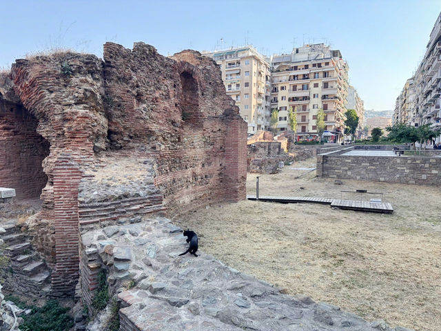Ancient ruins in Thessaloniki