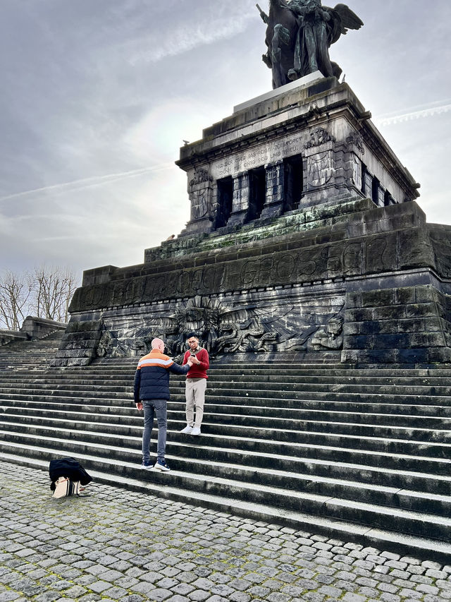 Where Rivers Meet and History Rises – Discover Deutsches Eck in Koblenz! ✨🌊 