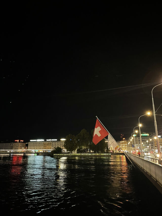 🌃 Night Geneva: Illuminated Lake & City Lights 🌙🌊✨ 🌃 Night Geneva: Illuminated Lake & City Lights 🌙🌊✨