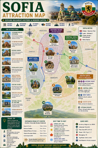 🗺️ Your COMPLETE Sofia Travel GUIDE: MAP, ITINERARY, STAYS, TRANSPORT & TIPS  🇧🇬🏔️