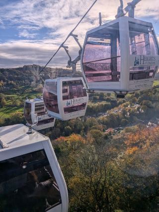 A CABLE CAR TO THE TOP… THEN UNDERGROUND INTO A CAVE! 😳🇬🇧