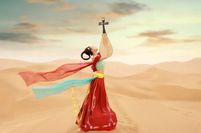 Ảnh Apsara bay ở Đôn Hoàng丨Nhiếp ảnh du lịch núi Mingsha.
