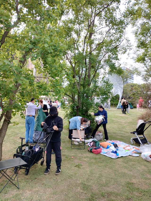 福州晉安湖公園露營野餐的好地方～