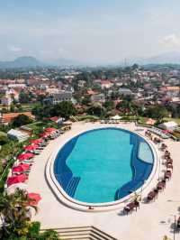 🏞️ Luang Prabang's Hilltop Haven: Cafe, Pool & Views! 🌄