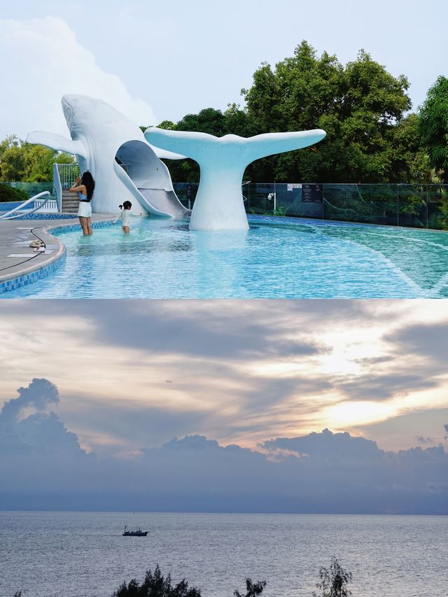 夏天的快樂一半是大海｜北海喜來登遛娃