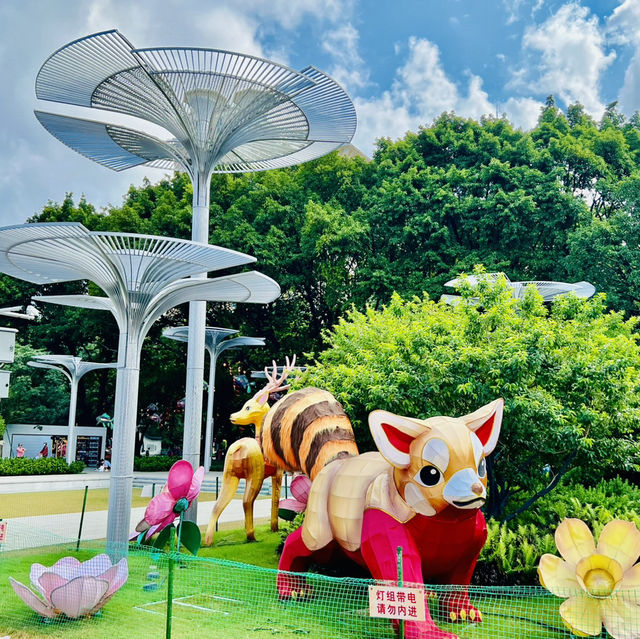 中秋來逛逛廣州文化公園燈展啦