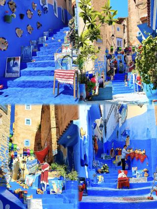 One of the world's three blues | Chefchaouen, Morocco is an Instagram-worthy destination. 