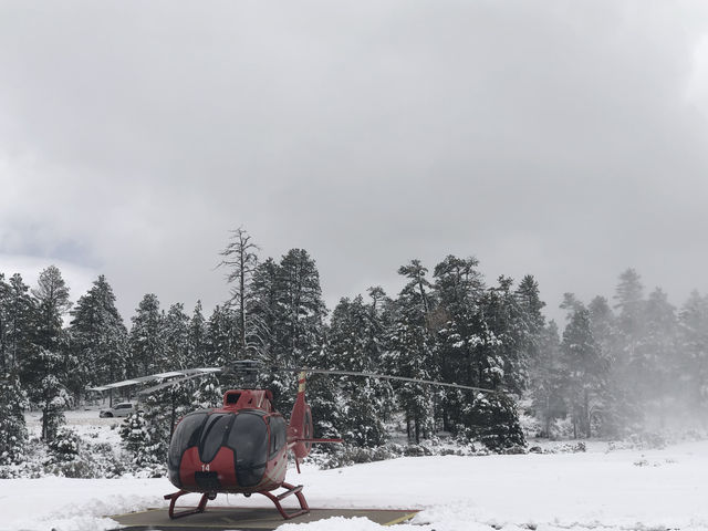 雪景點綴的科羅拉多大峽谷感覺更棒