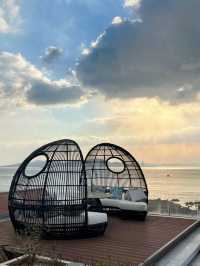 青島！！獨棟海景名宿！睡在大海上浪漫哭了！