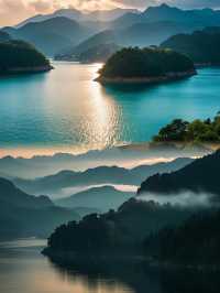 廬山西海雲居島禪意山水，登塔覽勝，靜心之旅
