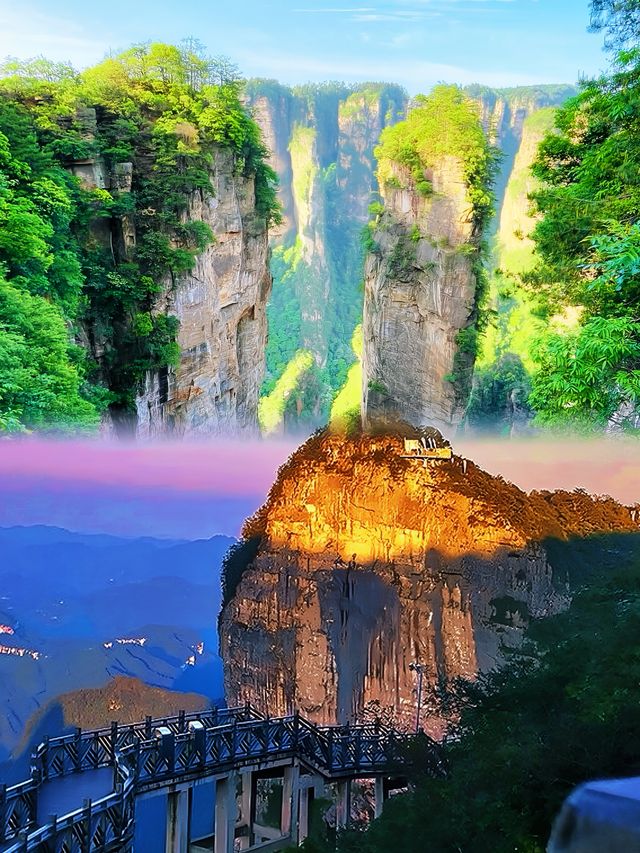 一個人去張家界！喺雲端遇到最治癒嘅風景