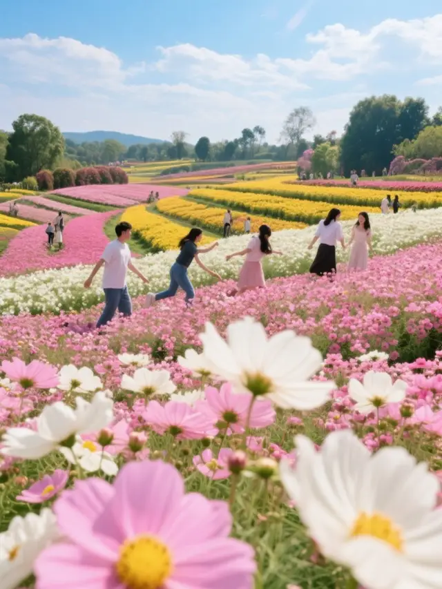 Complete Guide to Manhua Manor in Chengdu｜Step into Monet’s Oil Painting! Girly Flower Sea + Photo Tips