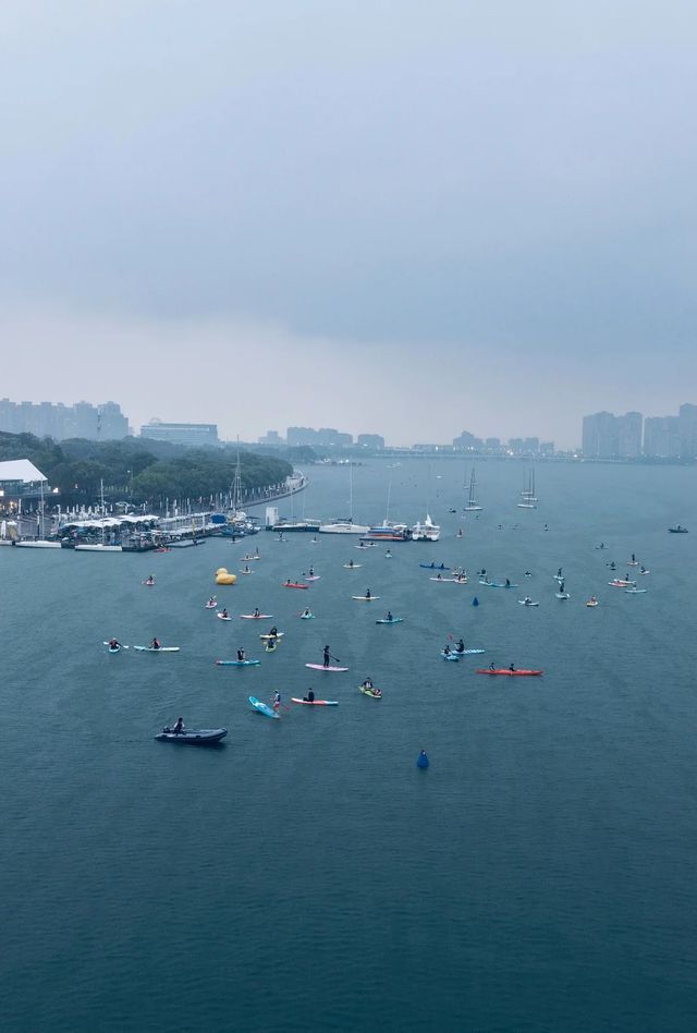9.13上海出發，打卡亞庇同款落日槳板皮划艇