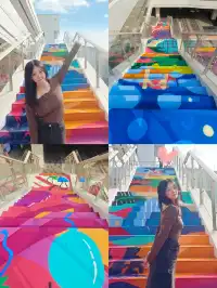 珠海新地標!旺角薈塗鴉彩繪樓梯