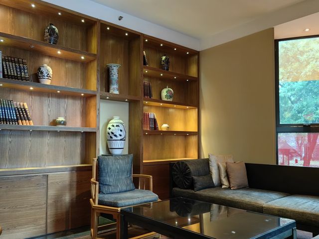 西安威斯汀酒店躺在床上看大雁塔絕美夜景