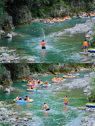 Apakah suhu di Chengdu mencapai 40 derajat Celcius? Datanglah ke Bashan Canyon untuk bersenang-senang di air dan melepaskan penat dari panas!