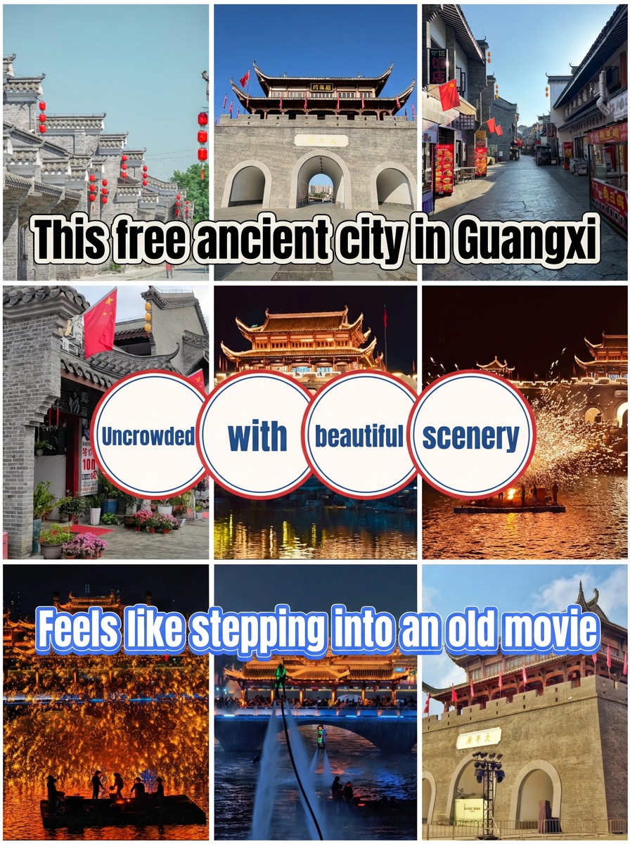 Một chuyến tham quan nửa ngày đến thành cổ Chongzuo Taiping, phiên bản Quảng Tây của "Thành phố không bao giờ ngủ thời nhà Đường", là một ví dụ hoàn hảo về việc sao chép bài tập về nhà!
