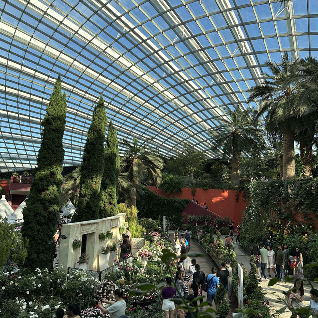 Flower Dome at Gardens by the bay