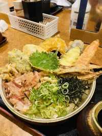 【福岡/博多】ボリューミーな天ぷらが圧巻😳つるっと食べる九州うどん