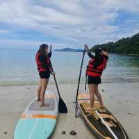 Relaxing at Bunga Raya Island Resort