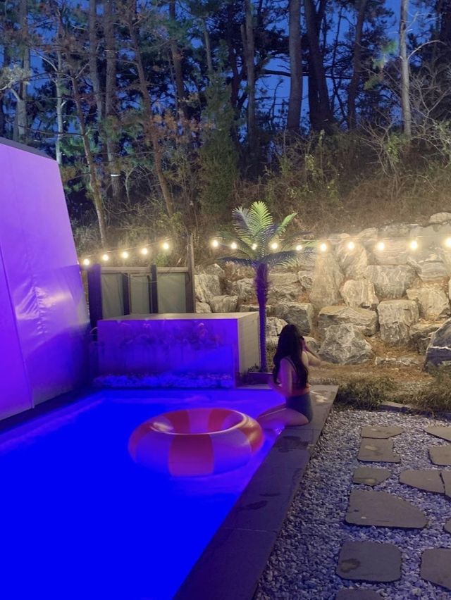 뜨끈한 온수풀장이 있는 글램핑장🏕️✨ 