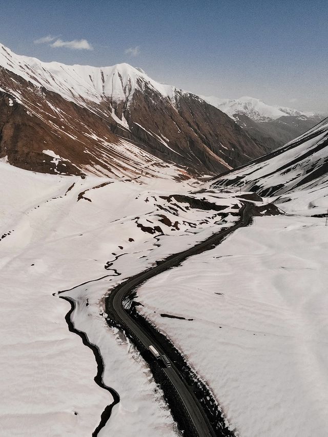 Kazbek is the most famous mountain of Georgia