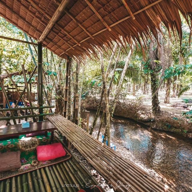 ร้านอาหารริมคลอง สัมผัสใกล้ชิดธรรมชาติในพังงา