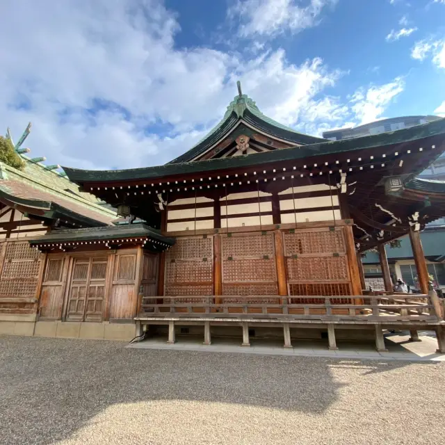 難波古老神社，魟魚神史【廣田神社】