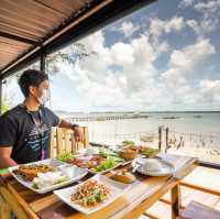 City Bar ร้านซีฟู้ดริมทะเล คุระบุรี พังงา