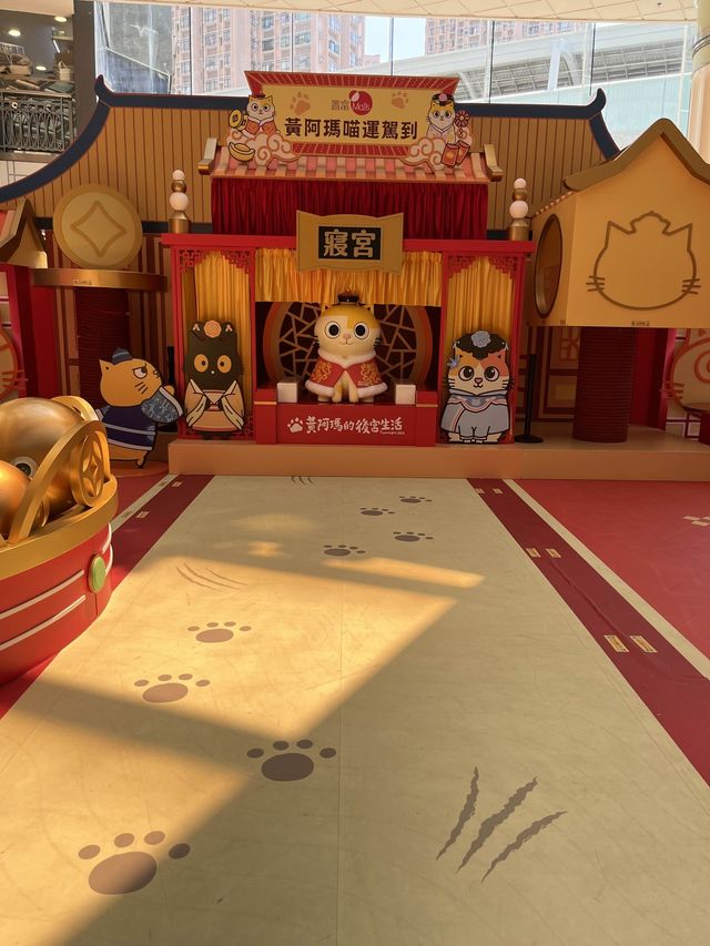 黃阿瑪一行8貓將以不同造型現身馬鞍山廣場