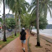 비 오는 날 운치있는 Ao Nang Beach 아오낭 해변
