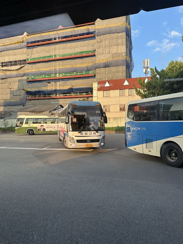 大邱の西大邱高速バス乗り場はこんな感じ。 大邱の西大邱高速バス乗り場はこんな感じ。