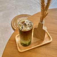 In white coffee shop