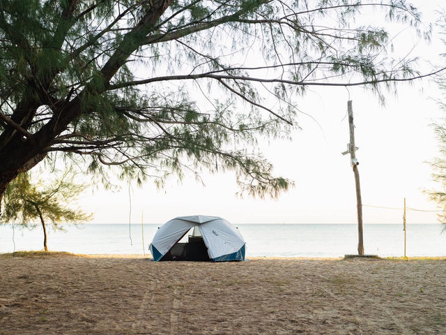 หาด EOD สนามบินอู่ตะเภา จ.ระยอง ⛺️✈️🌊