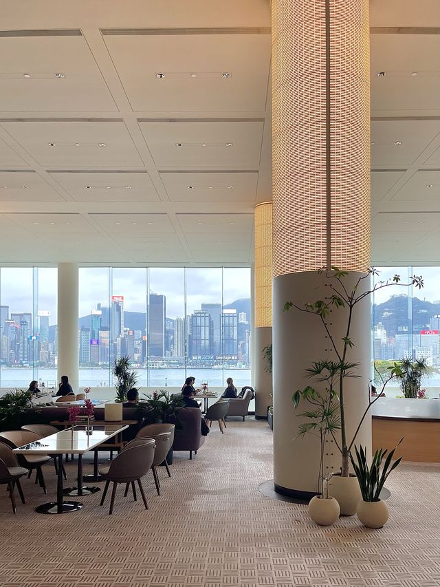 香港打卡最美維港景觀下午茶-香港麗晶酒店
